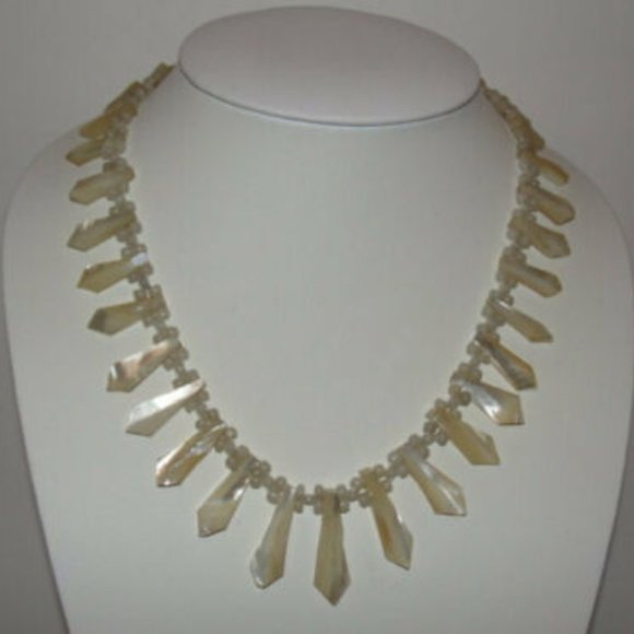 Victorian Mother of Pearl Shell Pickets and Berrie